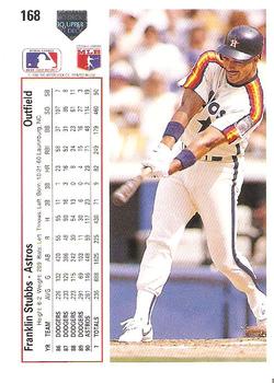 Franklin Stubbs  baseball card collectible - Main Image 2