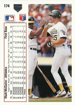 Mark McGwire  baseball card collectible - Main Image 2