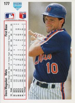 Dave Magadan  baseball card collectible - Main Image 2