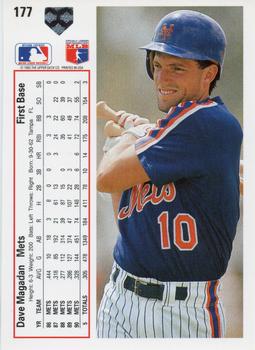 Dave Magadan  baseball card collectible - Main Image 2