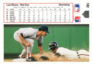 Luis Rivera  baseball card collectible - Main Image 2
