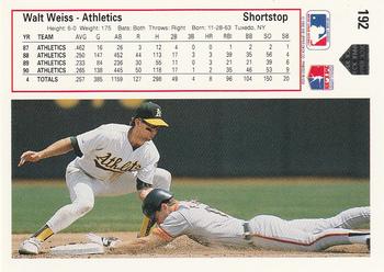 Walt Weiss  baseball card collectible - Main Image 2