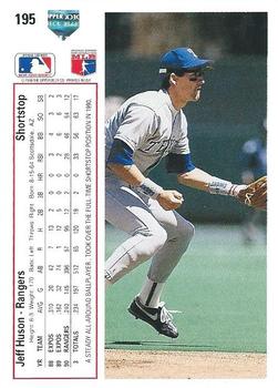 Jeff Huson  baseball card collectible - Main Image 2