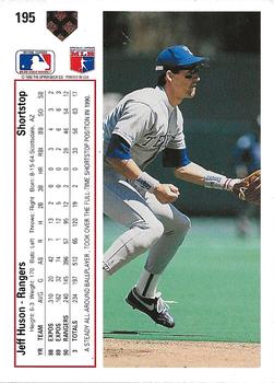 Jeff Huson  baseball card collectible - Main Image 2