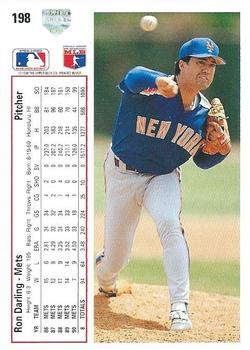 Ron Darling  baseball card collectible - Main Image 2