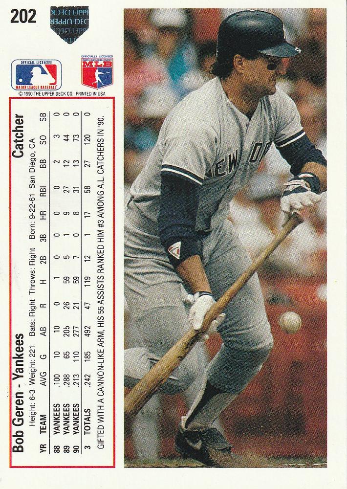 Bob Geren  baseball card collectible - Main Image 2