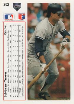 Bob Geren  baseball card collectible - Main Image 2