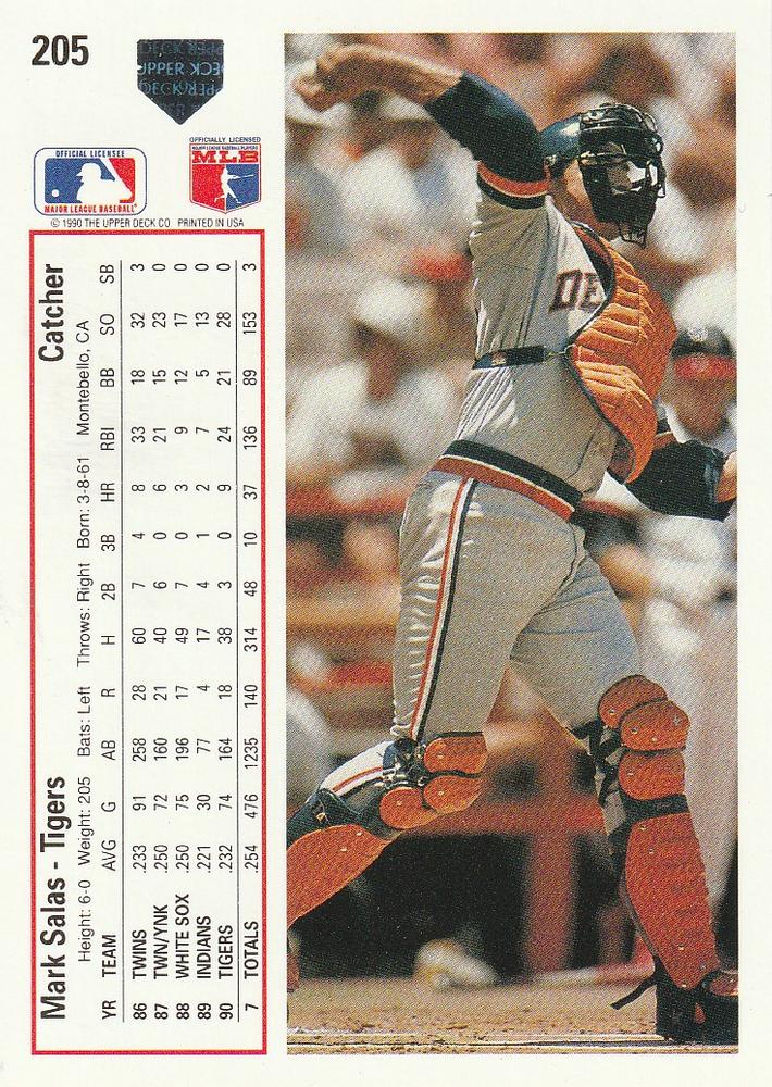 Mark Salas  baseball card collectible - Main Image 2