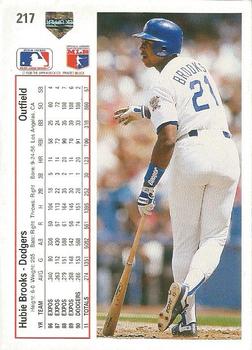 Hubie Brooks  baseball card collectible - Main Image 2