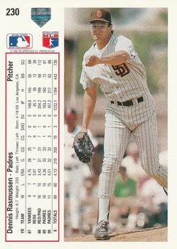 Dennis Rasmussen  baseball card collectible - Main Image 2