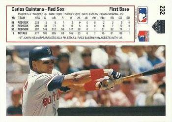 Carlos Quintana  baseball card collectible - Main Image 2