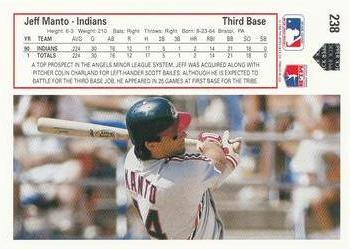 Jeff Manto  baseball card collectible - Main Image 2