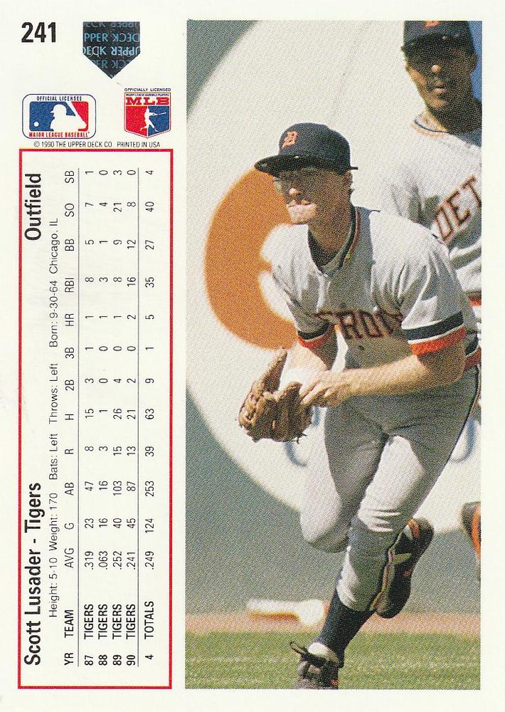 Scott Lusader  baseball card collectible - Main Image 2