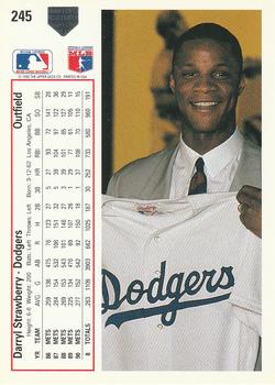 Darryl Strawberry  baseball card collectible - Main Image 2