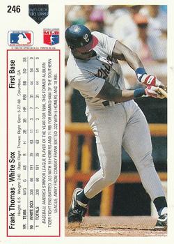 Frank Thomas  baseball card collectible - Main Image 2