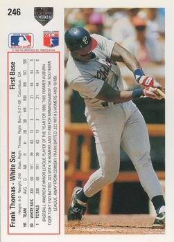 Frank Thomas  baseball card collectible - Main Image 2