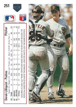 Derek Lilliquist  baseball card collectible - Main Image 2