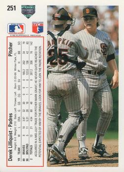 Derek Lilliquist  baseball card collectible - Main Image 2