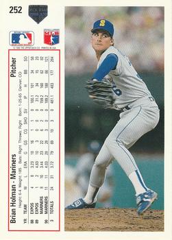 Brian Holman  baseball card collectible - Main Image 2