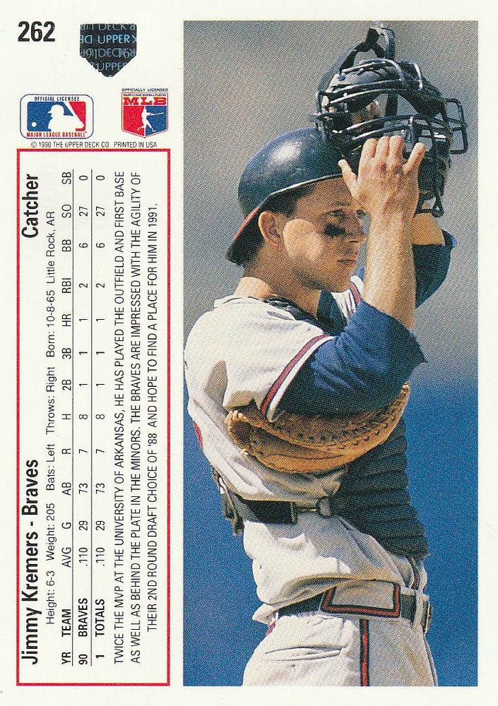 Jimmy Kremers  baseball card collectible - Main Image 2