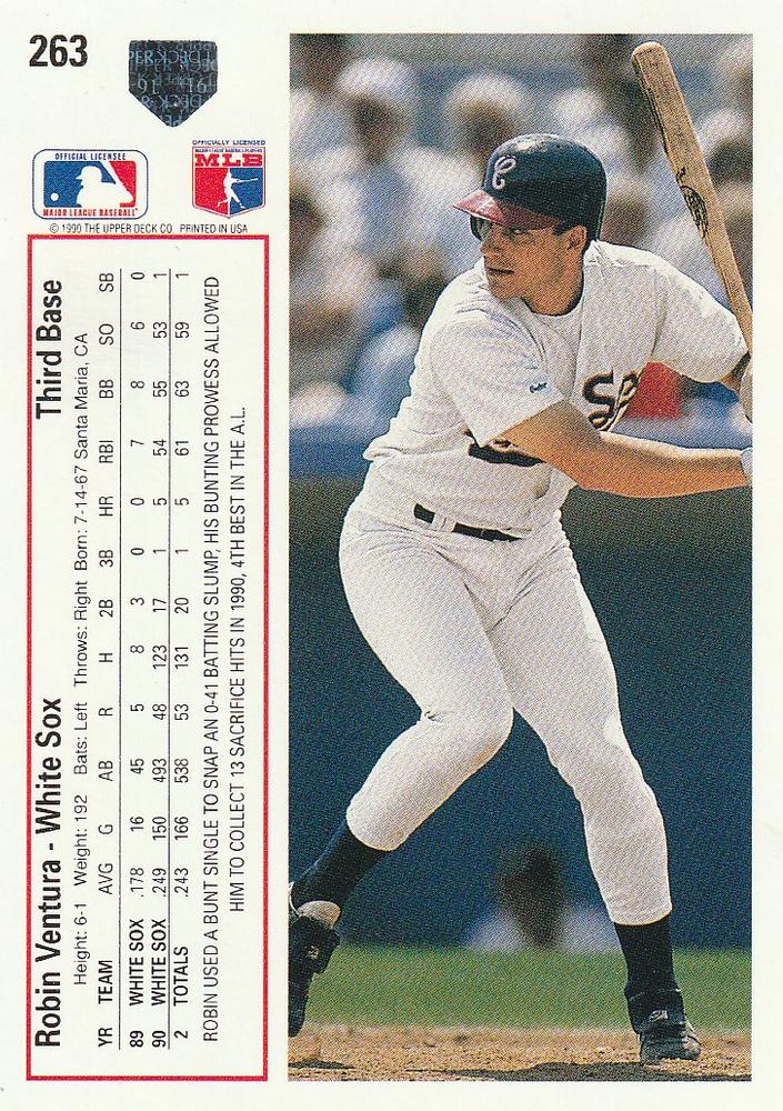 Robin Ventura  baseball card collectible - Main Image 2