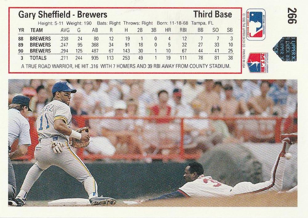 Gary Sheffield  baseball card collectible - Main Image 2