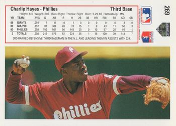 Charlie Hayes  baseball card collectible - Main Image 2