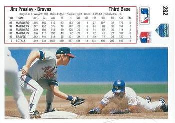 Jim Presley  baseball card collectible - Main Image 2