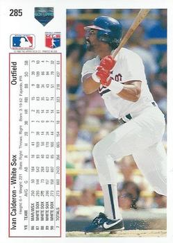 Ivan Calderon  baseball card collectible - Main Image 2