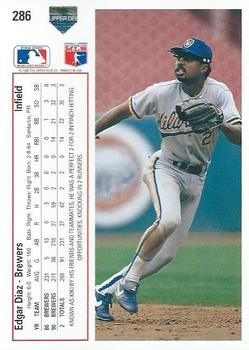 Edgar Diaz  baseball card collectible - Main Image 2