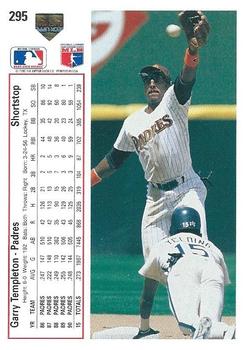 Garry Templeton  baseball card collectible - Main Image 2