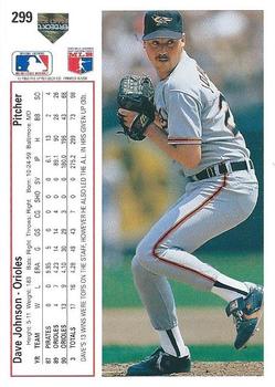 Dave Johnson  baseball card collectible - Main Image 2