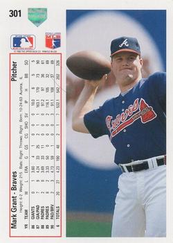 Mark Grant  baseball card collectible - Main Image 2