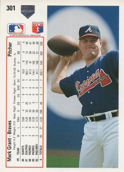 Mark Grant  baseball card collectible - Main Image 2