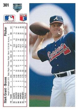 Mark Grant  baseball card collectible - Main Image 2