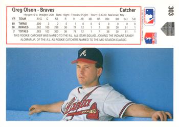 Greg Olson  baseball card collectible - Main Image 2