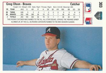 Greg Olson  baseball card collectible - Main Image 2