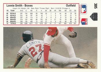 Lonnie Smith  baseball card collectible - Main Image 2