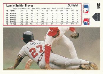 Lonnie Smith  baseball card collectible - Main Image 2