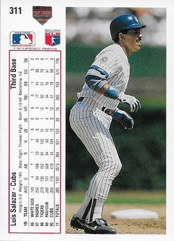 Luis Salazar  baseball card collectible - Main Image 2