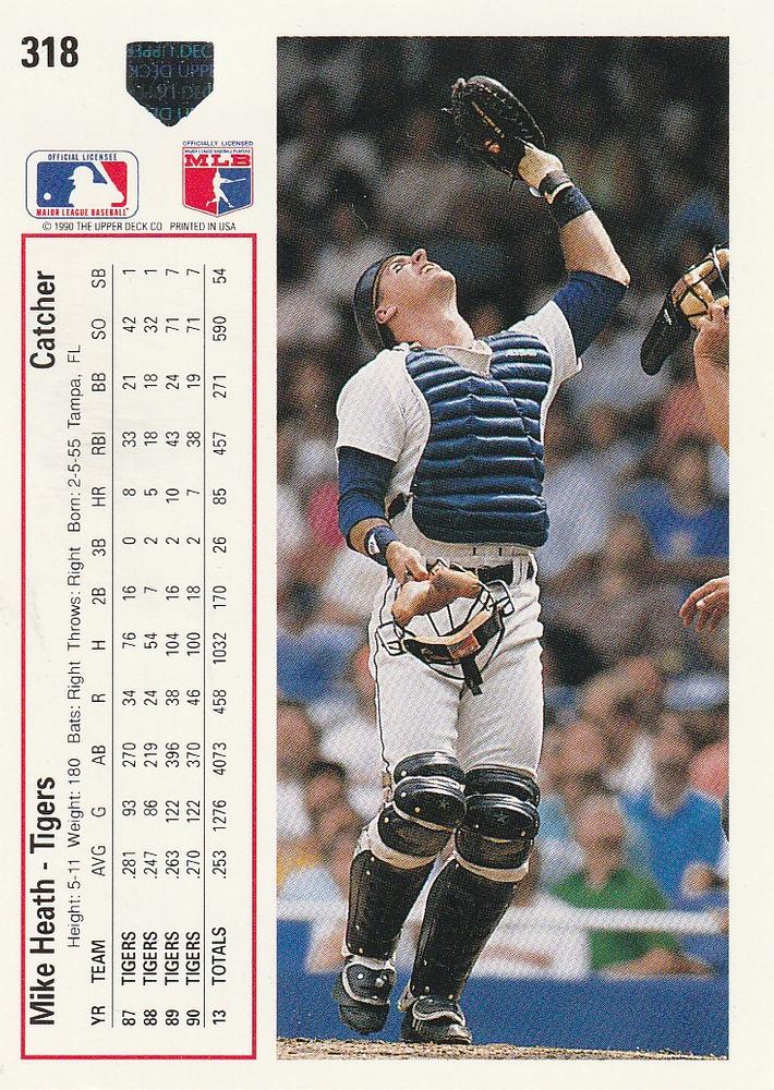 Mike Heath  baseball card collectible - Main Image 2