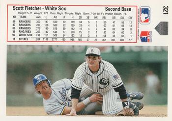 Scott Fletcher  baseball card collectible - Main Image 2