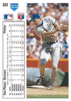 Dan Plesac  baseball card collectible - Main Image 2