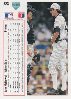 Jack McDowell  baseball card collectible - Main Image 2