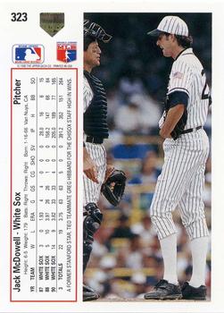 Jack McDowell  baseball card collectible - Main Image 2