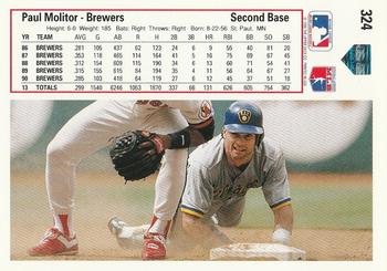 Paul Molitor  baseball card collectible - Main Image 2