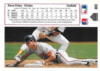 Steve Finley  baseball card collectible - Main Image 2