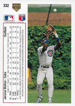 Jerome Walton  baseball card collectible - Main Image 2