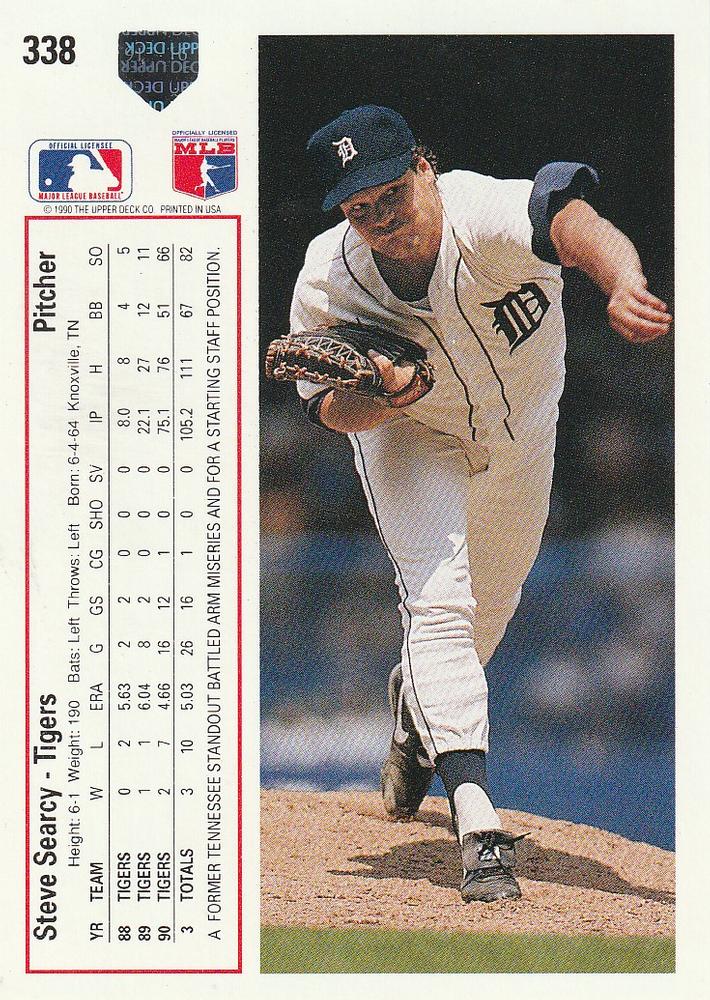 Steve Searcy  baseball card collectible - Main Image 2