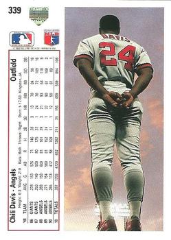 Chili Davis  baseball card collectible - Main Image 2